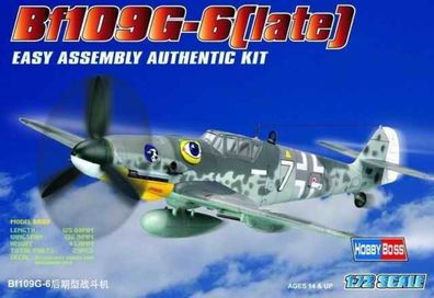 Hobby Boss 1:72 80226 Bf109 G-6 (late) - NEU