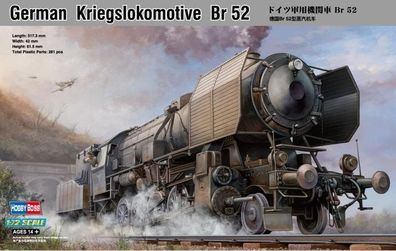 Hobby Boss 1:72 82901 German Kriegslokomotive BR-52