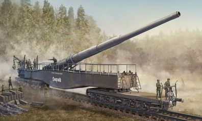 Hobby Boss 1:72 82903 German 280mm K5(E) Railway Gun Leopold