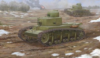 Hobby Boss 1:35 83887 Soviet T-12 Medium Tank - NEU