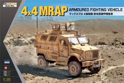Kinetic 1:35 K61011 4x4 MRAP Armored Fighting Vehicle - NEU