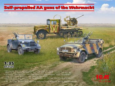 ICM 1:35 DS3526 Self-propelled AA guns of the Wehrmacht2800
