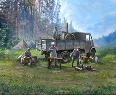 ICM 1:35 35421 AHN 'Gulaschkanone' with cooks