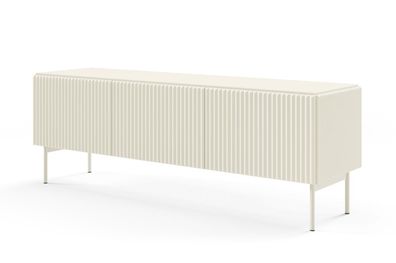 BETTSO TUTTI 147 cm Kaschmir eleganter dreitüriger RTV-Schrank mit Scharnierdeckel