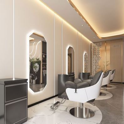Konsolen Friseursalon Barberspiegel LED 170x70 PRO