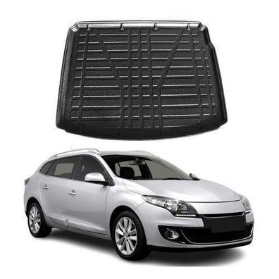 Kofferraumwanne Laderaumwanne für Renault Megane 3 Grandtour SW 2009-2015 Gummi
