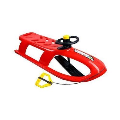 Schlitten Mehrfarbig Kinderschlitten Kunststoff Rutschfest Bullet Controll