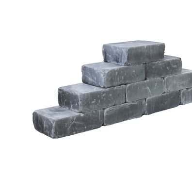 96x REDSUN Pflastersteine Beton Tumbelwall 30x20x10cm Mount Everest
