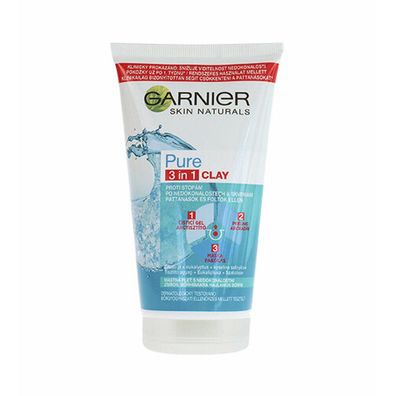 Garnier Haut Naturals Pure Cleansing Gel Scrub und Maske 3in1 150ml