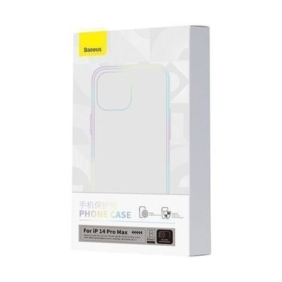Baseus Klare Huelle fuer iPhone 14 Pro Max - Schlankes Schutzhuelle mit Panzerglas