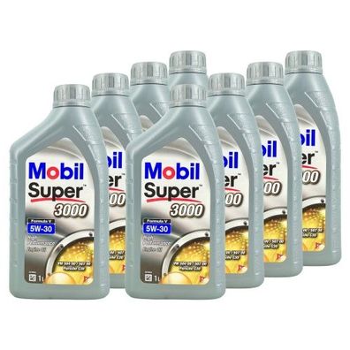 Mobil Super 3000 Formula V 5W-30 8x1 Liter