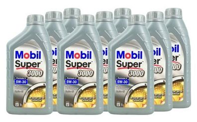 Mobil Super 3000 Formula V 5W-30 9x1 Liter