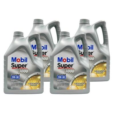 Mobil Super 3000 Formula V 5W-30 4x5 Liter
