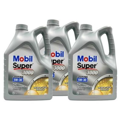 Mobil Super 3000 Formula V 5W-30 3x5 Liter