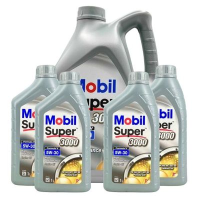 Mobil Super 3000 Formula V 5W-30 5 + 4 Liter