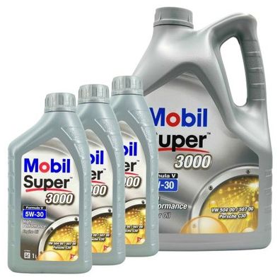 Mobil Super 3000 Formula V 5W-30 5 + 3 Liter