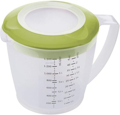 Westmark Rührbecher mit Deckel, »Helena«, 1,4 l, apfelgrün 3105227A