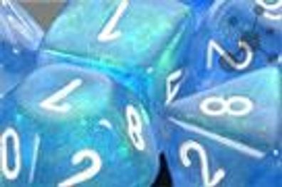 Borealis™ 12mm d6 Sky Blue/white Dice Block™ (36 dice)