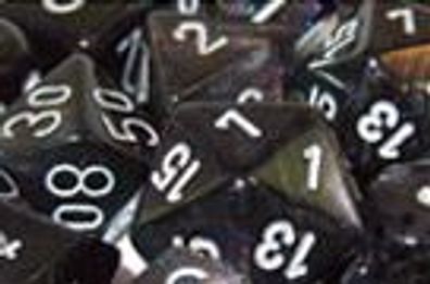 Borealis™ #2 12mm d6 Smoke/silver Dice Block™