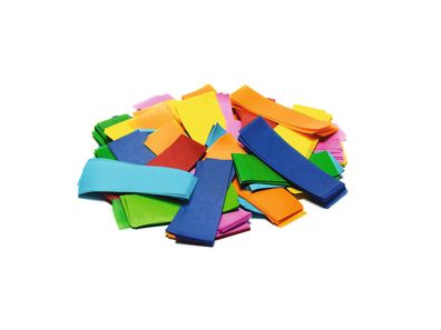 TCM FX Slowfall Konfetti rechteckig 55x18mm, mehrfarbig, 1kg