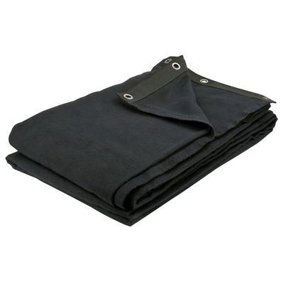 Showgear Backdrop Dekomolton 160 g/m² Schwarz - 600 x 300 cm (B x L)