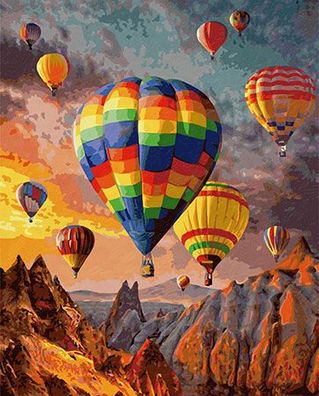 Heißluftballons