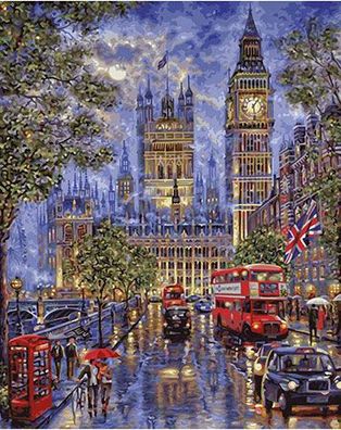 Vollmond über London