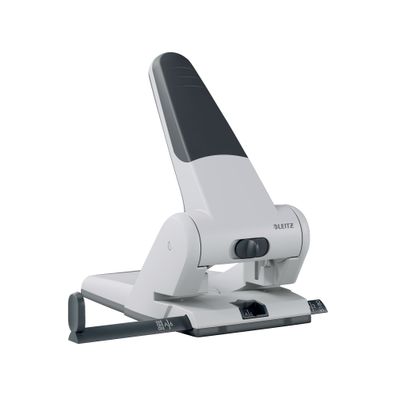 LEITZ 5180 Registraturlocher bis A3 65 Blatt mit Anschlagschiene silber
