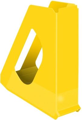 Esselte Stehsammler Europost A4 gelb Beschriftungsmöglichkeit an Vorder und