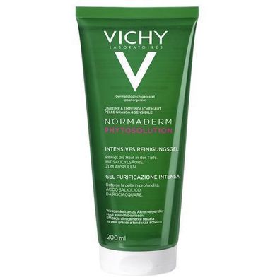 Vichy Normaderm Phytosolution Tiefenreinigungs-Gel, intensiv klaerend, 200 ml