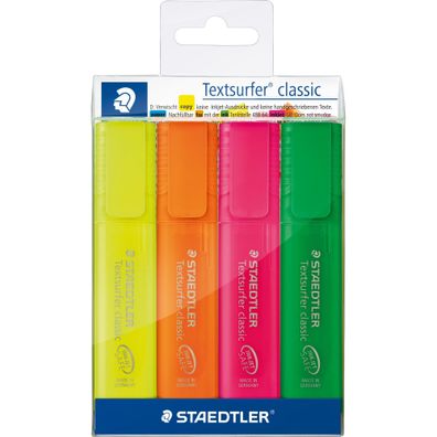 Staedtler Textmarker Textsurfer Promo 4StEtui