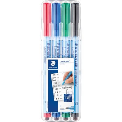 Staedtler Folienstift Lumocolor correct.F 4ST