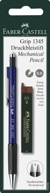 Faber Castell Druckbleistift Grip 1345 0,5 B sortiert Rad+M