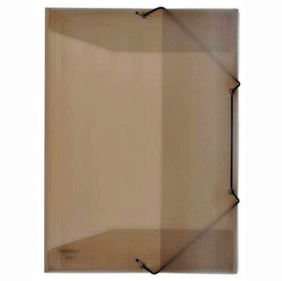 FSY Eckspanner-Sammelmappe, Transparent, rauchtopas, 1 Stück