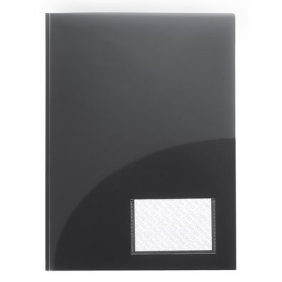 FSY Broschüren-Mappe runde Taschen, Transparent, transparent, 1 Stück