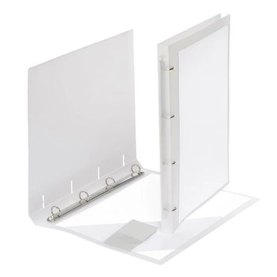 FSY Präsentations-Ringbuch, A4, 4-Ringe 16mm, PP farblos transluzent, 1 Stück