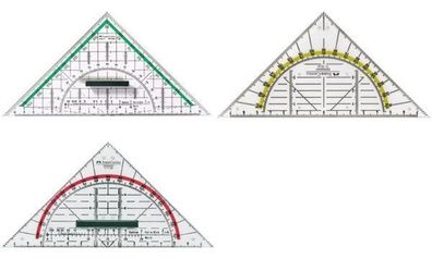 Faber Castell Geometrie-Dreieck 20 cm mit Griff