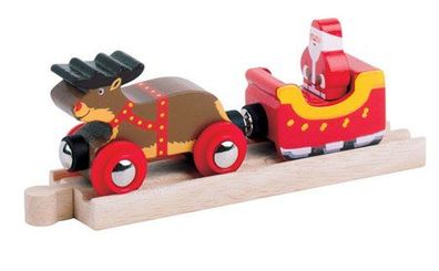 Weihnachtsschlitten mit Rentieren