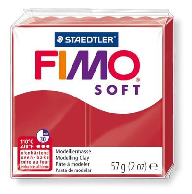 Staedtler Mod. masse Fimo soft Weihnachtsrot