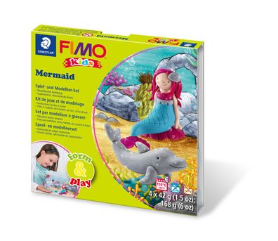 Staedtler Set Mod. masse Fimo kids F&P Mermaid