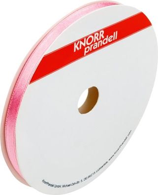 KNORR Prandell 216309224 Satinband 10 m x 6 mm Polyester rosa