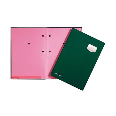 Pagna Unterschriftsmappe DE LUXE Kunststoff 10 Fächer grün