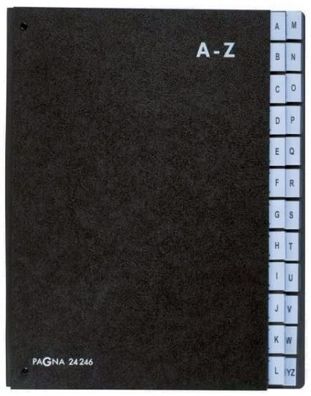 Pagna Pultordner Classic 24 Fächer A-Z internat. schwarz