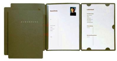 Pagna Bewerbungsmappe Select Basic 3tlg. grau
