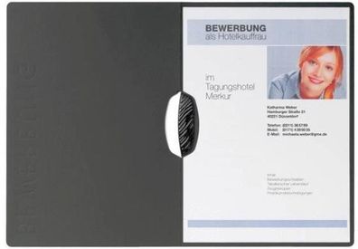 Pagna Bewerbungsmappe Swing Classic 2tlg. schwarz