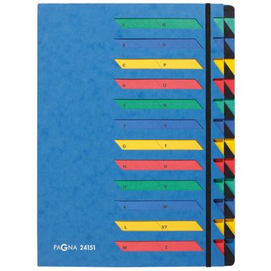 Pagna Deskorganizer Classic 24 Fächer A-Z blau