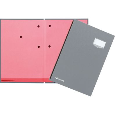 Pagna Unterschriftsmappe DE LUXE Kunststoff 20 Fächer grau