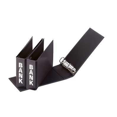 Pagna Bankordner 25x14cm Basic Colours Bubi schwarz