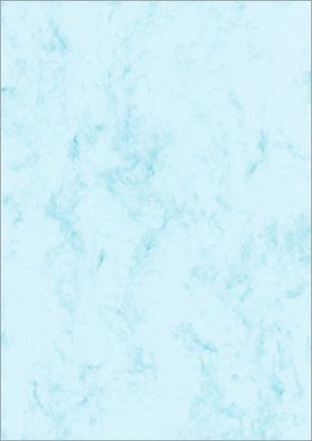 SIGEL DP261 Marmor-Papier - Marmor - blau - 90 g/m² - A4 - 100 Blatt