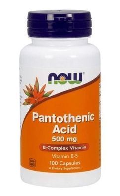 Now Foods Pantothensaeure 500mg, 100 Kapseln